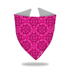 Bandana para perro paisley fuxia
