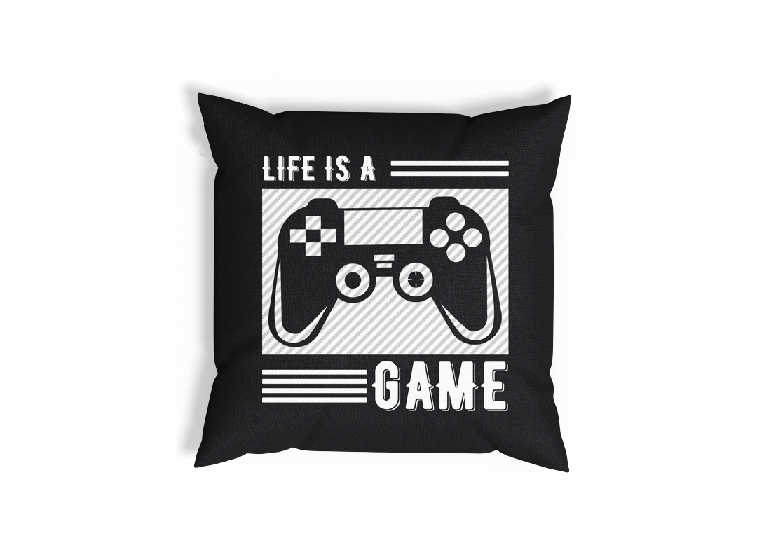 Cojín Life Is A Game