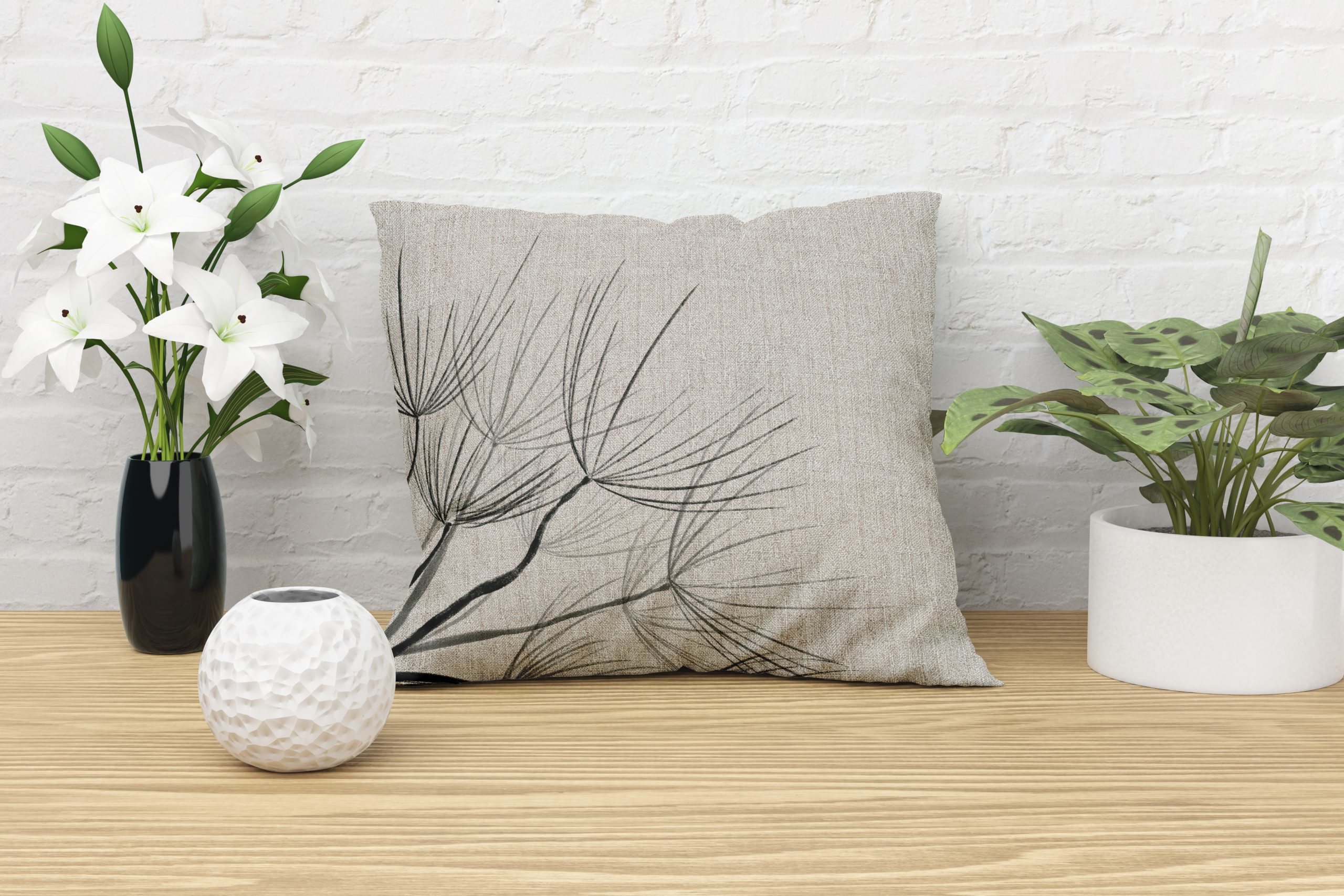 Cojín Diente de León Nature - Imagen 2