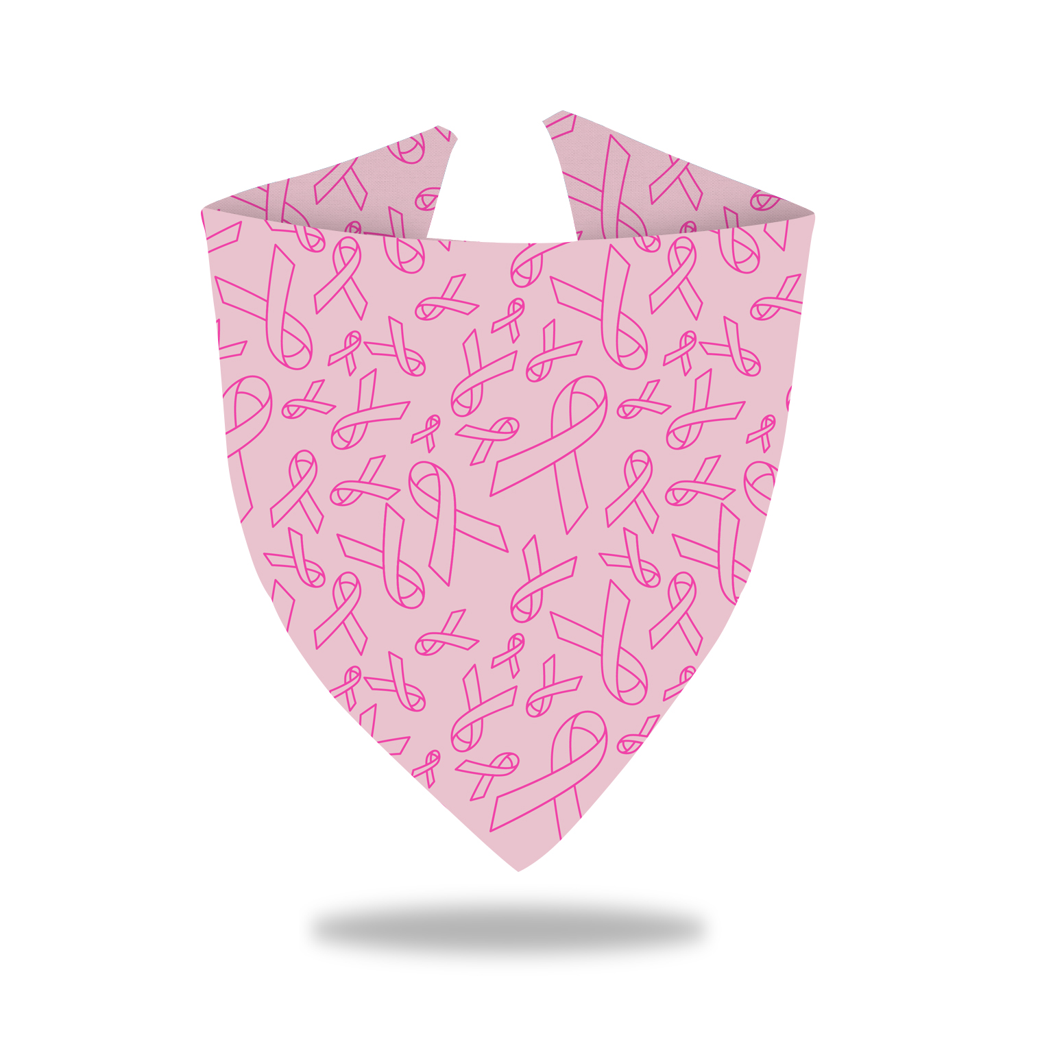 Bandana Solidaria para Perros - Lazo Rosa