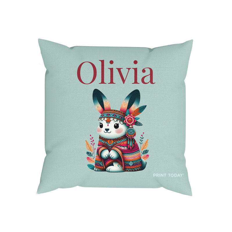 Cojín Infantil Personalizado - Indian Rabbit - Imagen 2