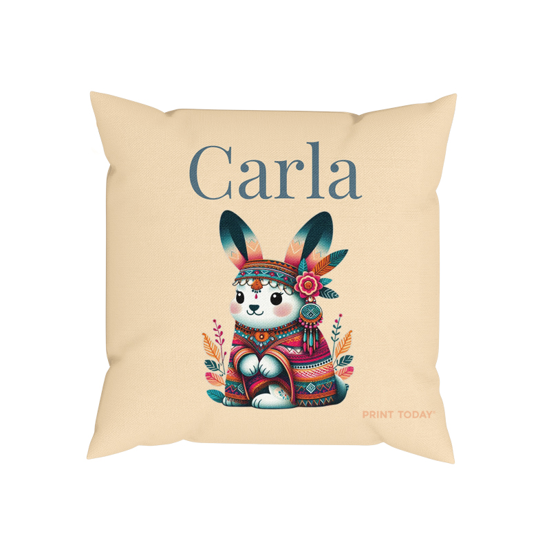 Cojín Infantil Personalizado - Indian Rabbit