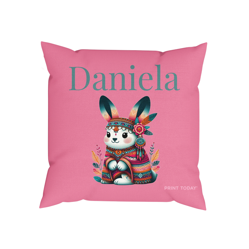 Cojín Infantil Personalizado - Indian Rabbit - Imagen 3