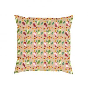 Cojín Velas Navideñas