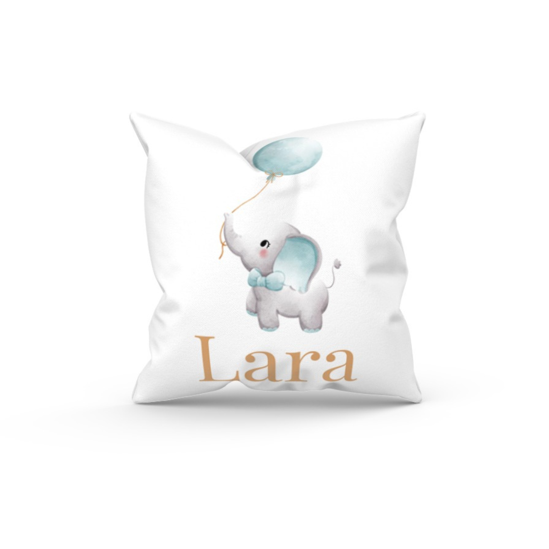 Cojín Infantil Personalizado - Elefante