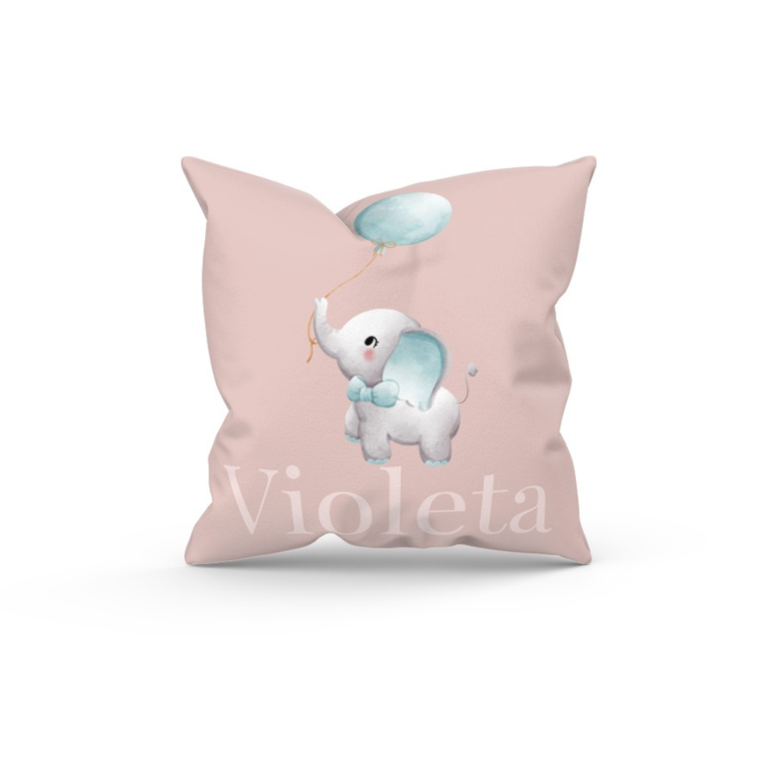 Cojín Infantil Personalizado - Elefante - Imagen 5