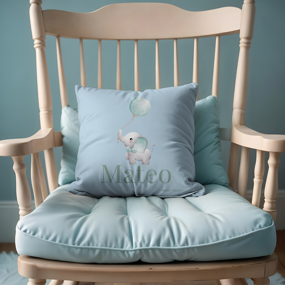 Cojín Infantil Personalizado - Elefante - Imagen 2