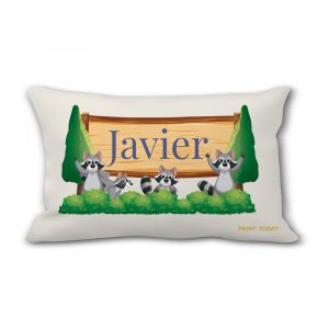 Cojín Personalizado - Mapaches