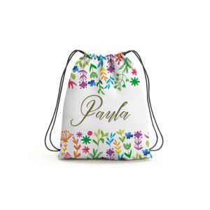 Mochila de Flores Personalizada