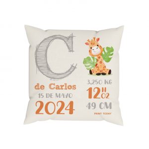 Cojín de Nacimiento - Jirafa