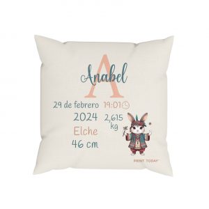 Cojín de Nacimiento - Conejo