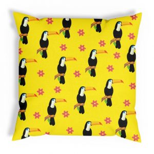 Cojín Estampado Tucanes