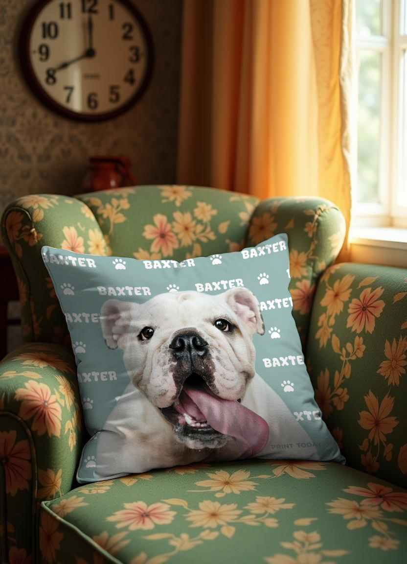 Cojin personalizado perro - Huellitas - Imagen 2